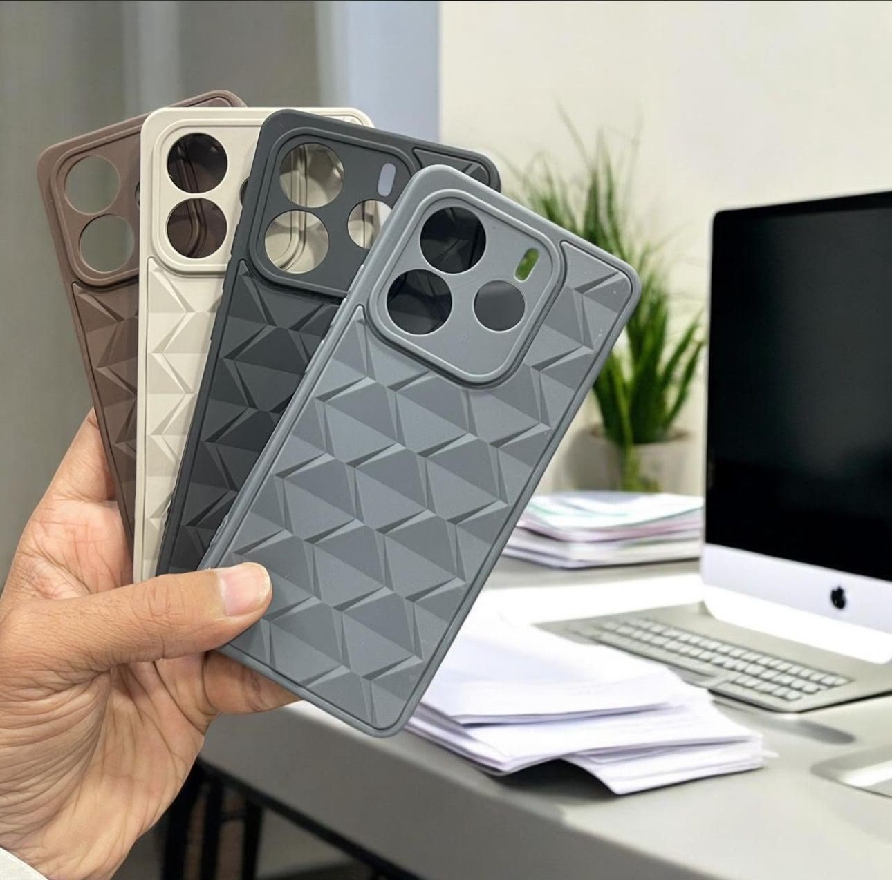 3D GEOMETRIC DIAMOND CASE